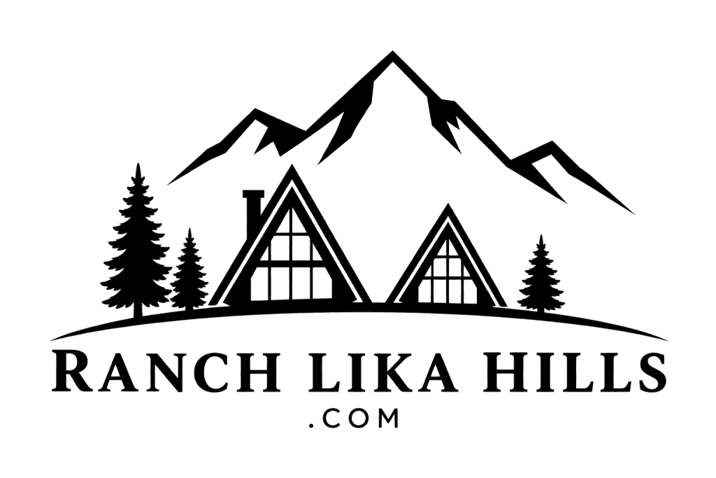 logo ranch lika hills crni